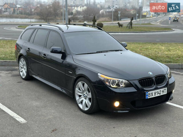 Чорний БМВ 5 Серія, об'ємом двигуна 3 л та пробігом 338 тис. км за 9500 $, фото 1 на Automoto.ua
