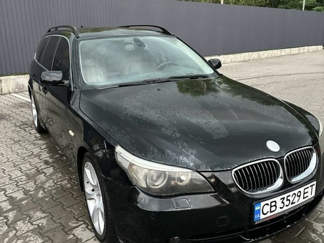 Черный БМВ 5 Серия, объемом двигателя 3 л и пробегом 350 тыс. км за 4900 $, фото 3 на Automoto.ua