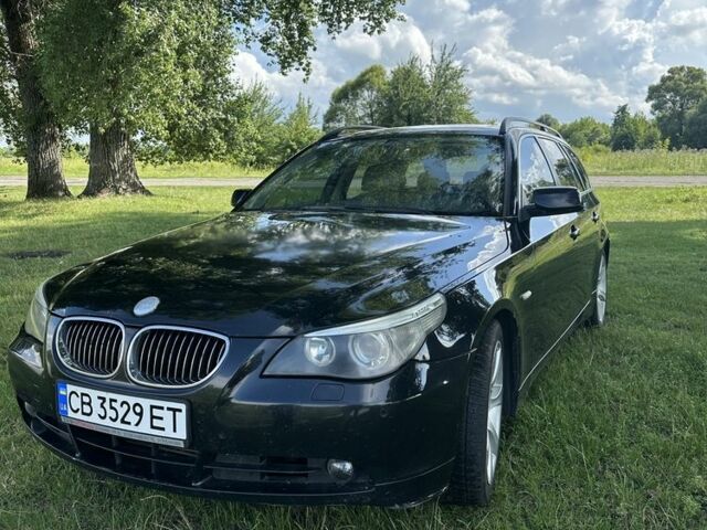 Черный БМВ 5 Серия, объемом двигателя 3 л и пробегом 350 тыс. км за 4900 $, фото 2 на Automoto.ua