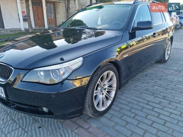 Черный БМВ 5 Серия, объемом двигателя 2.5 л и пробегом 342 тыс. км за 8500 $, фото 1 на Automoto.ua