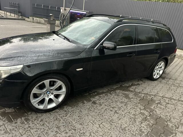 Черный БМВ 5 Серия, объемом двигателя 3 л и пробегом 350 тыс. км за 4900 $, фото 4 на Automoto.ua