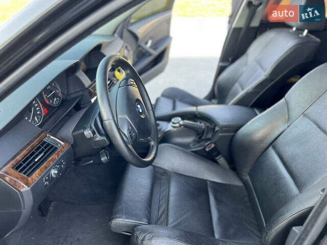 Черный БМВ 5 Серия, объемом двигателя 2 л и пробегом 292 тыс. км за 9800 $, фото 13 на Automoto.ua