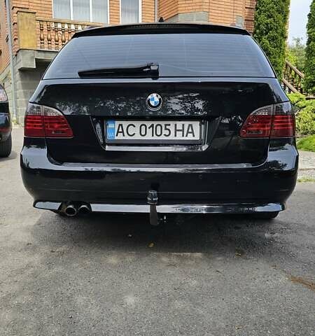 Черный БМВ 5 Серия, объемом двигателя 3 л и пробегом 377 тыс. км за 10900 $, фото 6 на Automoto.ua
