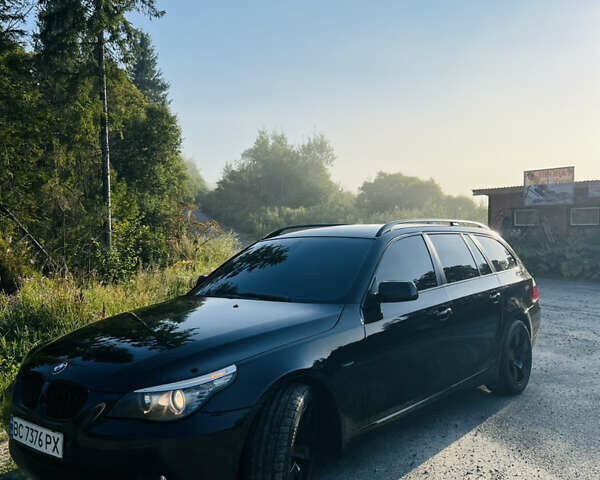 Черный БМВ 5 Серия, объемом двигателя 2 л и пробегом 292 тыс. км за 9800 $, фото 1 на Automoto.ua
