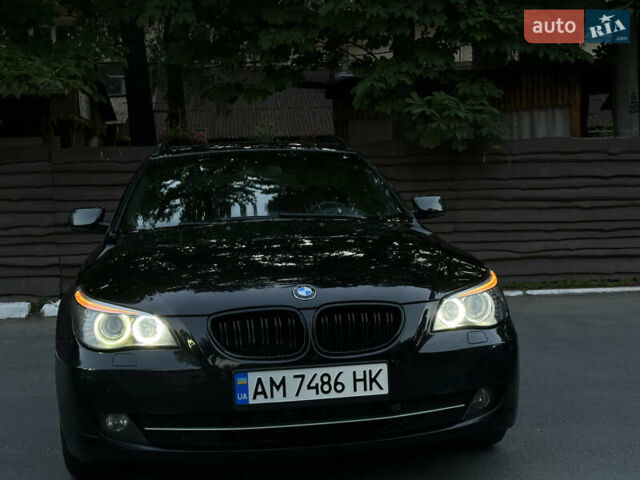 Черный БМВ 5 Серия, объемом двигателя 2.99 л и пробегом 345 тыс. км за 8000 $, фото 1 на Automoto.ua