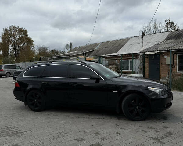 Чорний БМВ 5 Серія, об'ємом двигуна 2 л та пробігом 338 тис. км за 7300 $, фото 1 на Automoto.ua