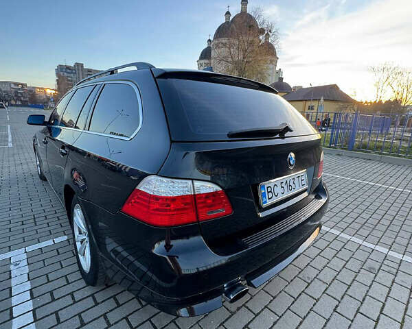 Черный БМВ 5 Серия, объемом двигателя 2 л и пробегом 337 тыс. км за 9300 $, фото 6 на Automoto.ua