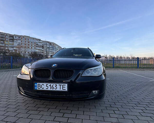 Черный БМВ 5 Серия, объемом двигателя 2 л и пробегом 337 тыс. км за 9300 $, фото 2 на Automoto.ua
