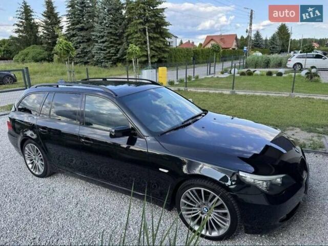 Черный БМВ 5 Серия, объемом двигателя 3 л и пробегом 267 тыс. км за 8500 $, фото 1 на Automoto.ua