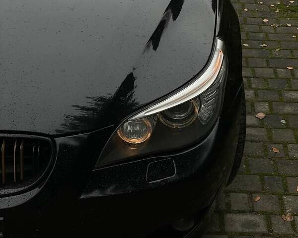 Черный БМВ 5 Серия, объемом двигателя 2 л и пробегом 315 тыс. км за 9120 $, фото 4 на Automoto.ua