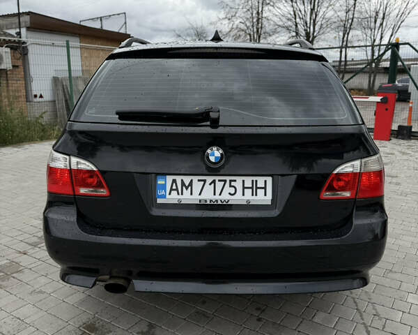 Чорний БМВ 5 Серія, об'ємом двигуна 2 л та пробігом 338 тис. км за 7300 $, фото 6 на Automoto.ua