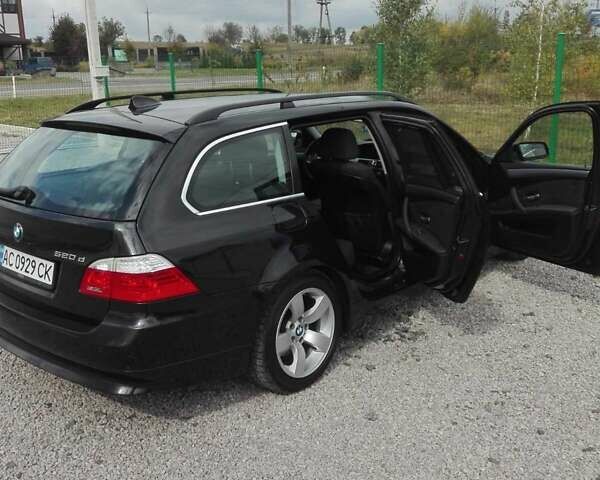 Черный БМВ 5 Серия, объемом двигателя 2 л и пробегом 287 тыс. км за 6576 $, фото 5 на Automoto.ua