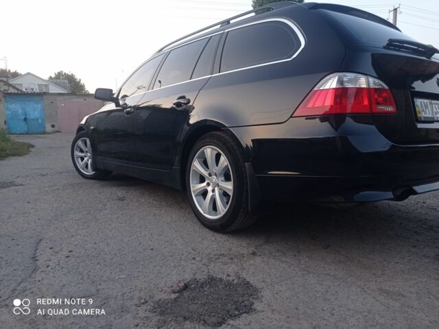 Черный БМВ 5 Серия, объемом двигателя 2 л и пробегом 330 тыс. км за 8300 $, фото 7 на Automoto.ua