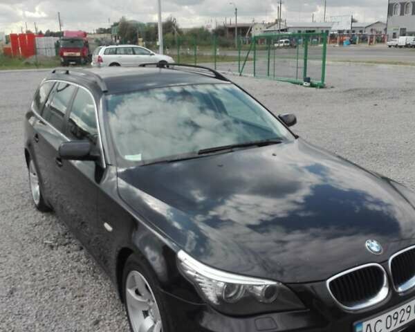 Черный БМВ 5 Серия, объемом двигателя 2 л и пробегом 287 тыс. км за 6576 $, фото 1 на Automoto.ua