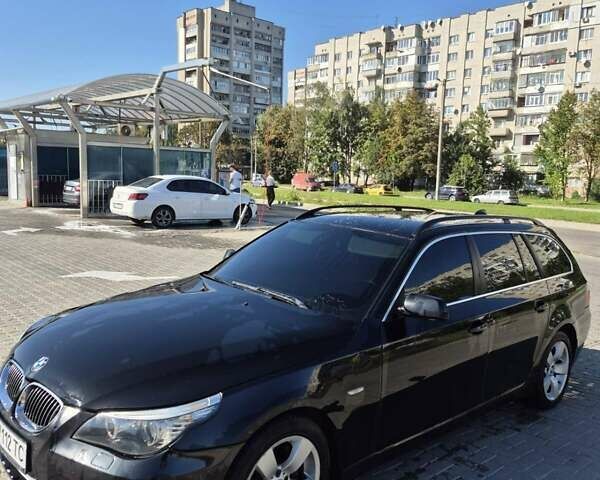 Черный БМВ 5 Серия, объемом двигателя 3 л и пробегом 300 тыс. км за 8200 $, фото 4 на Automoto.ua