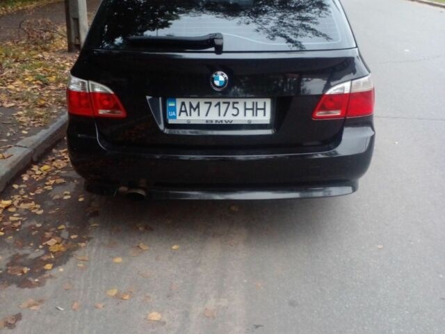 Черный БМВ 5 Серия, объемом двигателя 2 л и пробегом 330 тыс. км за 8300 $, фото 4 на Automoto.ua