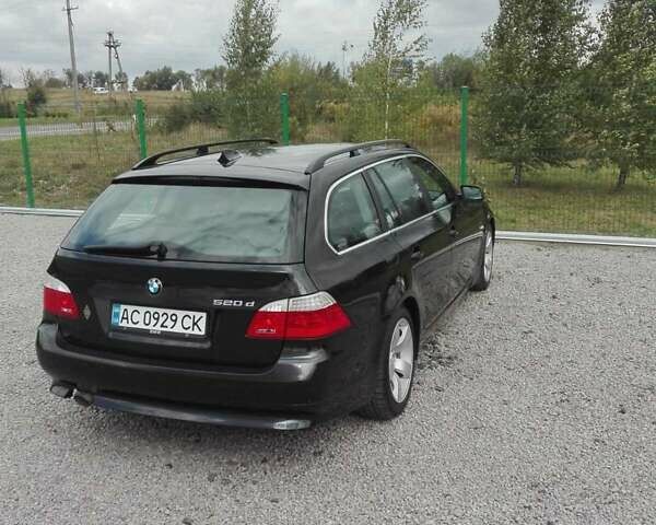 Черный БМВ 5 Серия, объемом двигателя 2 л и пробегом 287 тыс. км за 6576 $, фото 2 на Automoto.ua
