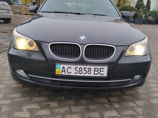 Черный БМВ 5 Серия, объемом двигателя 2 л и пробегом 368 тыс. км за 9000 $, фото 1 на Automoto.ua