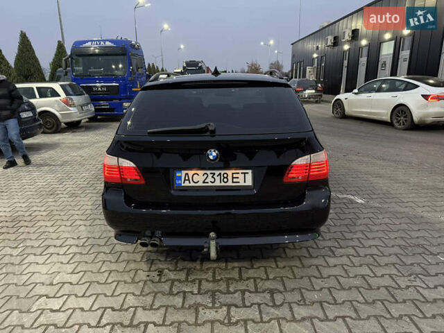 Черный БМВ 5 Серия, объемом двигателя 2.99 л и пробегом 314 тыс. км за 12000 $, фото 4 на Automoto.ua