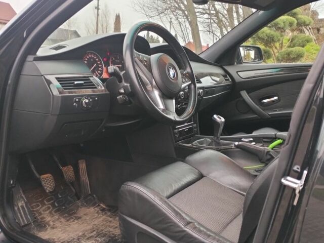 Черный БМВ 5 Серия, объемом двигателя 2 л и пробегом 368 тыс. км за 9000 $, фото 6 на Automoto.ua