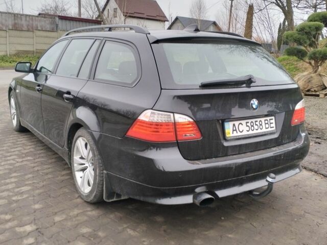Черный БМВ 5 Серия, объемом двигателя 2 л и пробегом 368 тыс. км за 9000 $, фото 4 на Automoto.ua