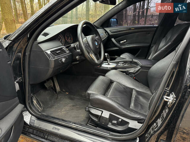 Чорний БМВ 5 Серія, об'ємом двигуна 3 л та пробігом 488 тис. км за 8600 $, фото 19 на Automoto.ua