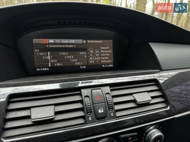 Чорний БМВ 5 Серія, об'ємом двигуна 3 л та пробігом 488 тис. км за 8600 $, фото 22 на Automoto.ua