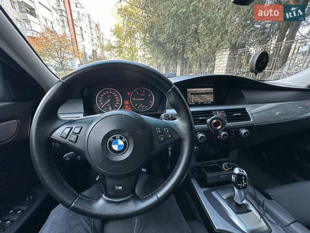 БМВ 5 Серія 2008 у Львові на Automoto.ua Чорний БМВ 5 Серія, об'ємом двигуна 2 л та пробігом 301 тис. км за 7850 $, фото 14 на Automoto.ua