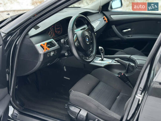 Чорний БМВ 5 Серія, об'ємом двигуна 2 л та пробігом 304 тис. км за 8500 $, фото 7 на Automoto.ua
