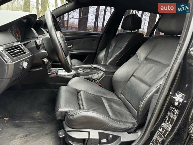 Чорний БМВ 5 Серія, об'ємом двигуна 3 л та пробігом 488 тис. км за 8600 $, фото 18 на Automoto.ua