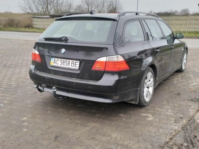 Черный БМВ 5 Серия, объемом двигателя 2 л и пробегом 368 тыс. км за 9000 $, фото 3 на Automoto.ua