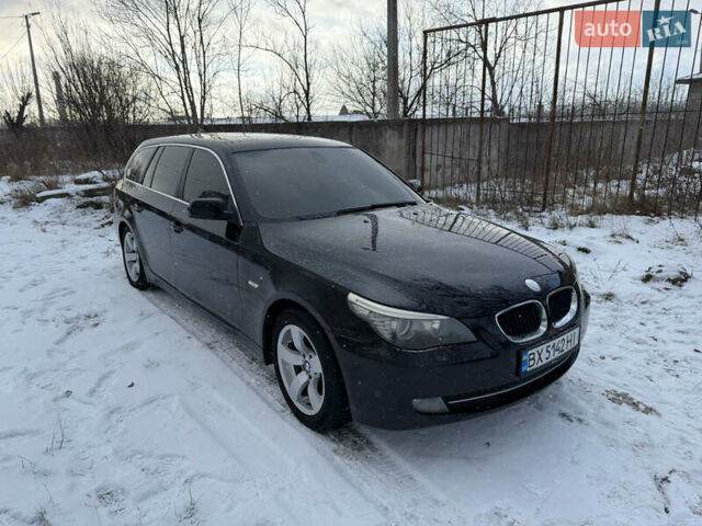 Черный БМВ 5 Серия, объемом двигателя 2 л и пробегом 334 тыс. км за 8500 $, фото 1 на Automoto.ua