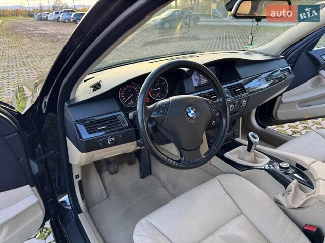 Черный БМВ 5 Серия, объемом двигателя 2 л и пробегом 232 тыс. км за 9100 $, фото 2 на Automoto.ua