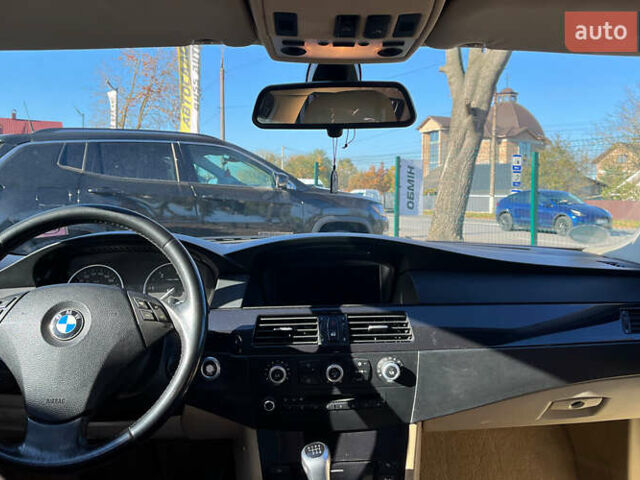 Чорний БМВ 5 Серія, об'ємом двигуна 2 л та пробігом 232 тис. км за 9400 $, фото 8 на Automoto.ua
