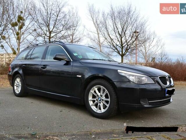 Черный БМВ 5 Серия, объемом двигателя 2 л и пробегом 345 тыс. км за 7134 $, фото 1 на Automoto.ua