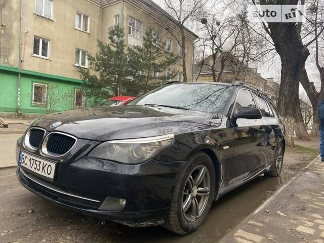 Черный БМВ 5 Серия, объемом двигателя 2 л и пробегом 350 тыс. км за 8700 $, фото 4 на Automoto.ua