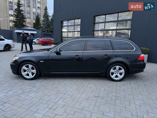 Черный БМВ 5 Серия, объемом двигателя 2 л и пробегом 227 тыс. км за 8500 $, фото 3 на Automoto.ua