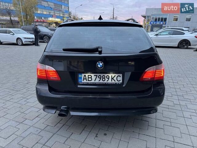 Черный БМВ 5 Серия, объемом двигателя 2 л и пробегом 227 тыс. км за 8500 $, фото 5 на Automoto.ua