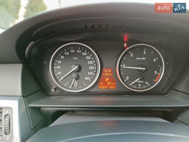 Черный БМВ 5 Серия, объемом двигателя 2 л и пробегом 355 тыс. км за 9000 $, фото 2 на Automoto.ua