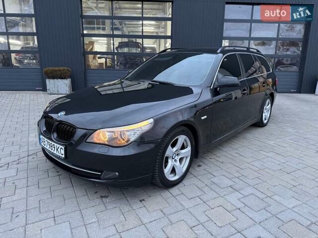 Черный БМВ 5 Серия, объемом двигателя 2 л и пробегом 227 тыс. км за 8500 $, фото 2 на Automoto.ua