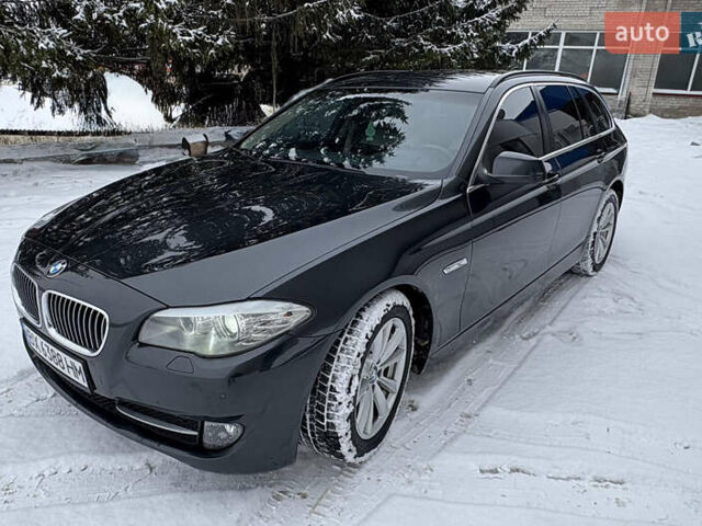 Черный БМВ 5 Серия, объемом двигателя 2 л и пробегом 272 тыс. км за 12500 $, фото 1 на Automoto.ua