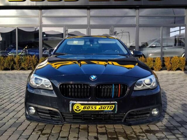 Чорний БМВ 5 Серія, об'ємом двигуна 2 л та пробігом 213 тис. км за 13900 $, фото 1 на Automoto.ua