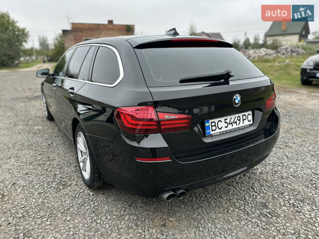Черный БМВ 5 Серия, объемом двигателя 2 л и пробегом 354 тыс. км за 14500 $, фото 4 на Automoto.ua