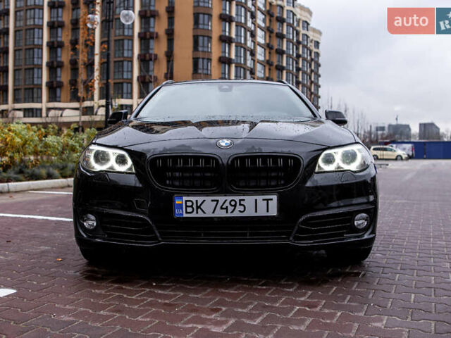 Черный БМВ 5 Серия, объемом двигателя 2 л и пробегом 267 тыс. км за 16500 $, фото 2 на Automoto.ua