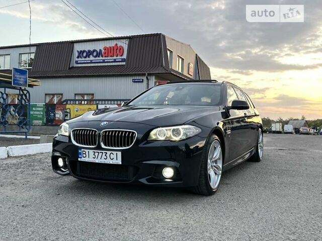 Черный БМВ 5 Серия, объемом двигателя 2 л и пробегом 239 тыс. км за 22300 $, фото 2 на Automoto.ua