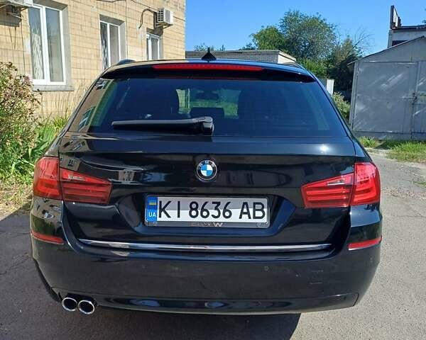 Черный БМВ 5 Серия, объемом двигателя 2 л и пробегом 223 тыс. км за 18500 $, фото 1 на Automoto.ua