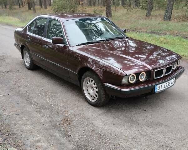 Коричневый БМВ 5 Серия, объемом двигателя 2.5 л и пробегом 298 тыс. км за 2100 $, фото 1 на Automoto.ua