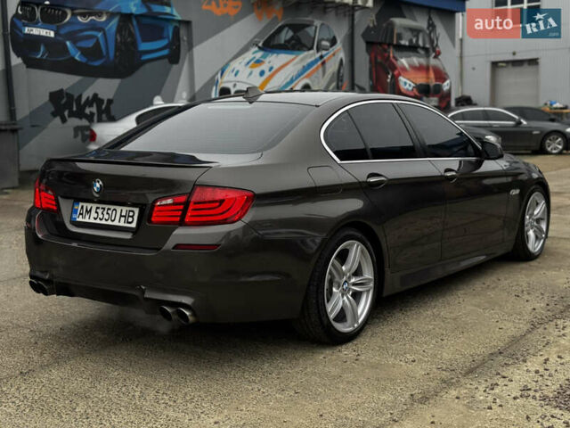 Коричневый БМВ 5 Серия, объемом двигателя 3 л и пробегом 230 тыс. км за 14250 $, фото 3 на Automoto.ua