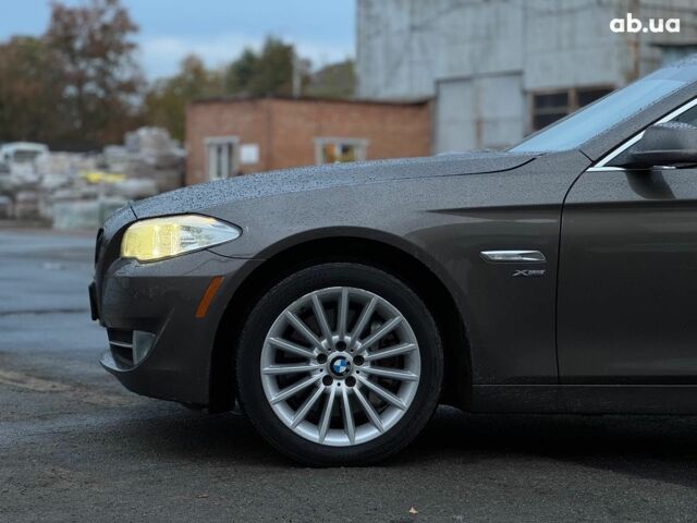 Коричневий БМВ 5 Серія, об'ємом двигуна 3 л та пробігом 184 тис. км за 13590 $, фото 4 на Automoto.ua