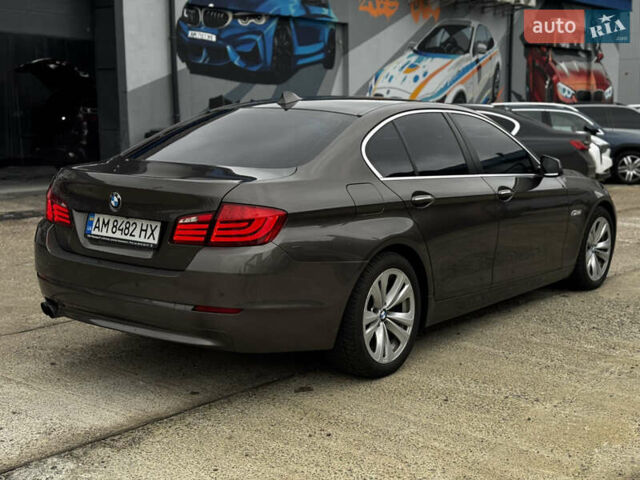 БМВ 5 Серия 2012 в Житомире на Automoto.ua Коричневый БМВ 5 Серия, объемом двигателя 2 л и пробегом 228 тыс. км за 12999 $, фото 3 на Automoto.ua